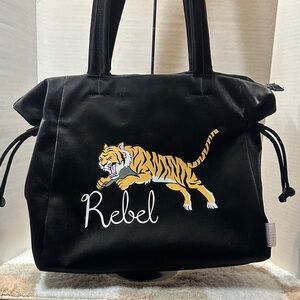 Wildfox Black Tiger Rebel Tote